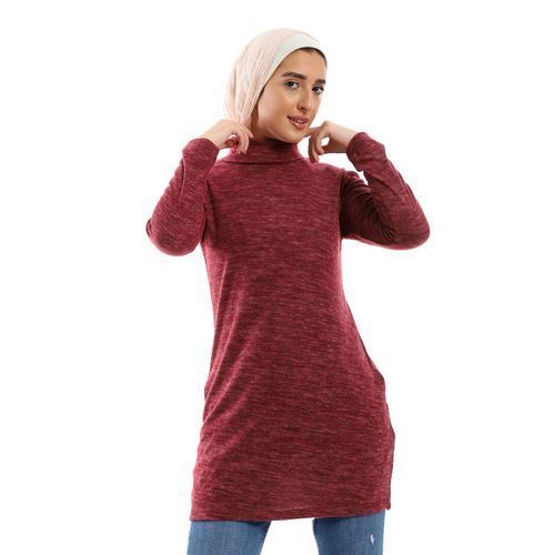 Heather Ruby Soft Regular Long Pullover