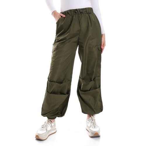 Plain  Elastic Ankles Waterproof Joggers