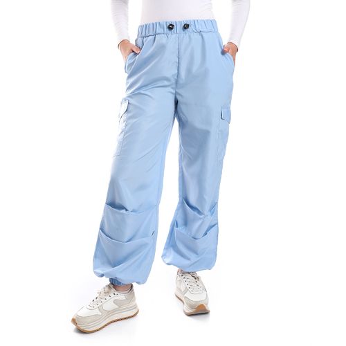 Plain  Elastic Ankles Waterproof Joggers