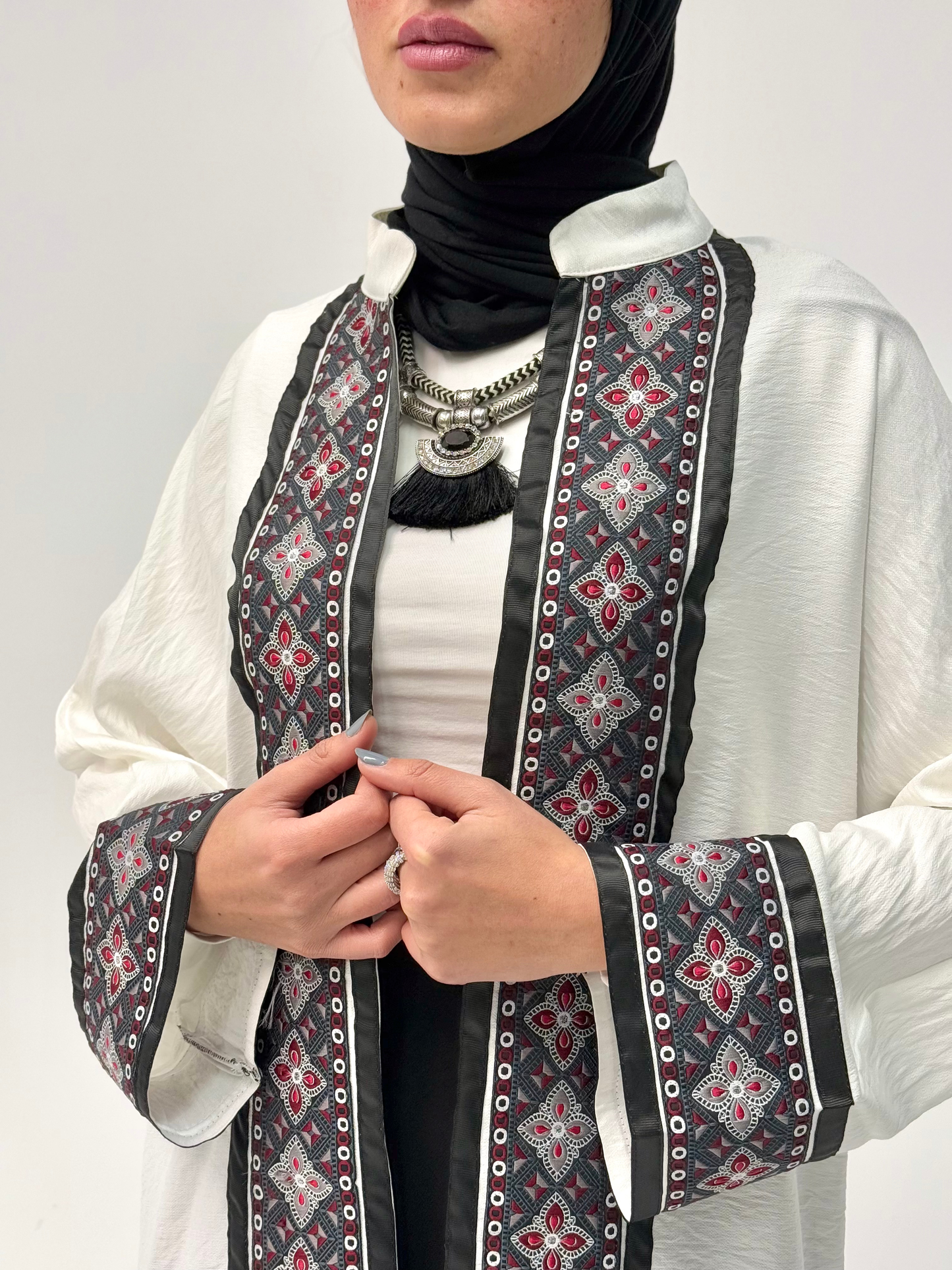 Noor Embroidered Cardigan