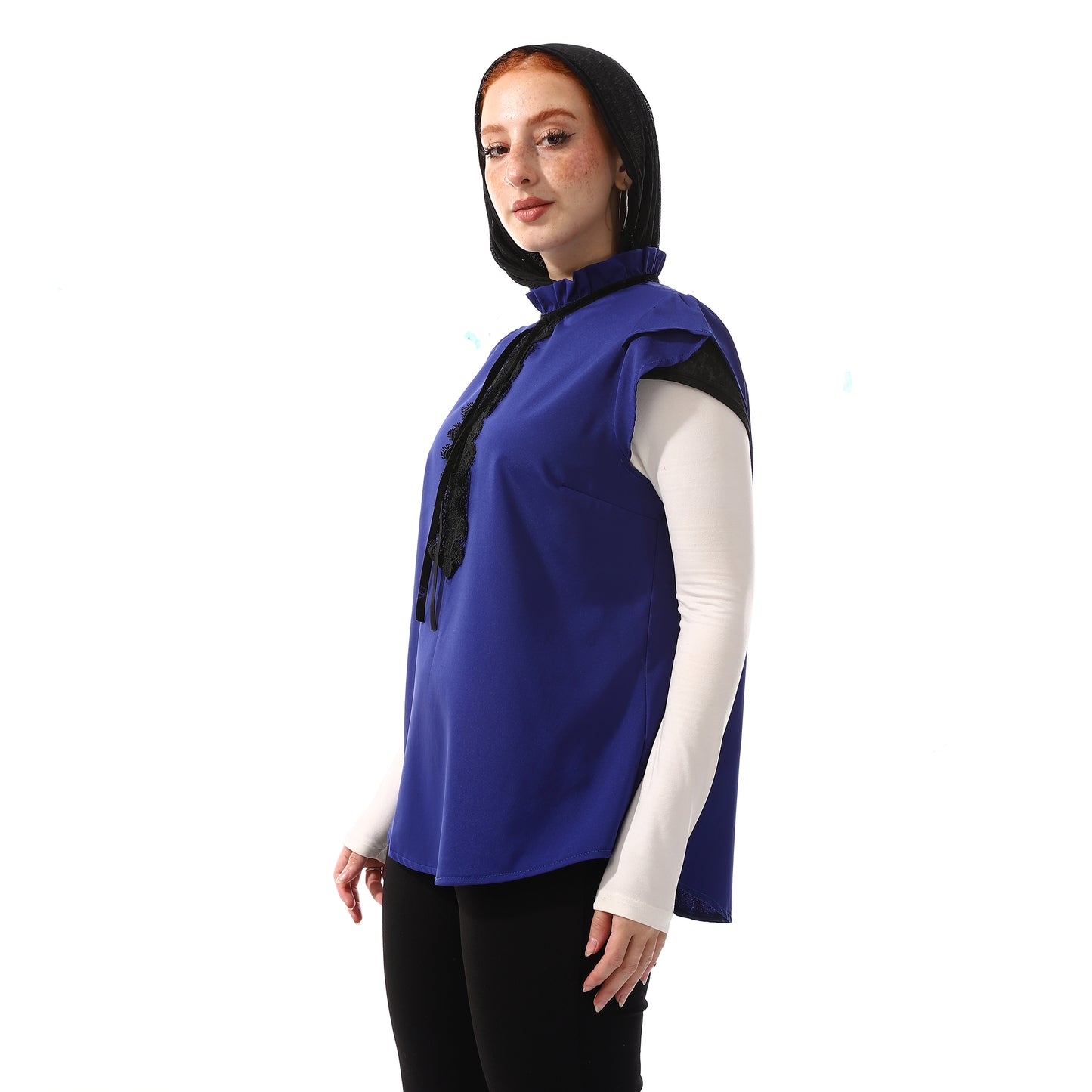 SS24MSBLBLO1083-Blouses-blue